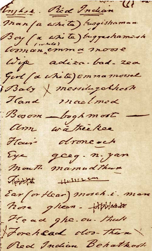beothuk-writing - Tamara Goranson - World of the Vikings